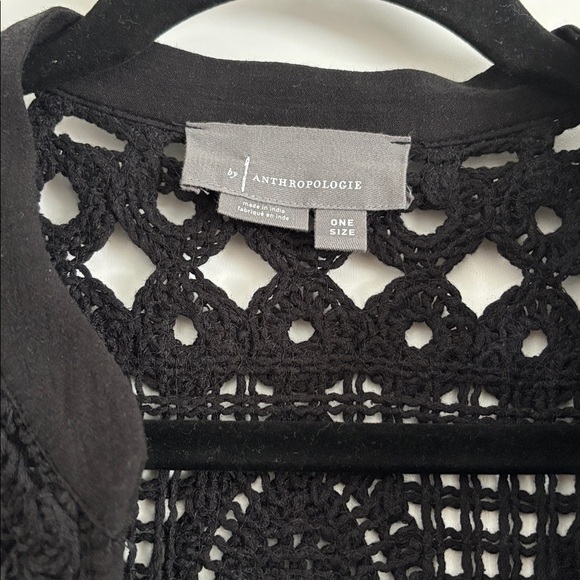 :Price Firm: Anthropologie Mixed Lace Crochet Duster - Picture 9 of 12